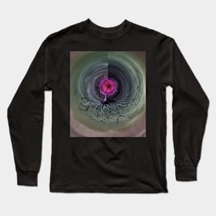 Digital collage, special processing. Mystic tree. Long Sleeve T-Shirt